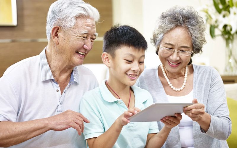 Biệt danh tiếng Anh cho ông bà. (Ảnh: Sưu tầm Internet)