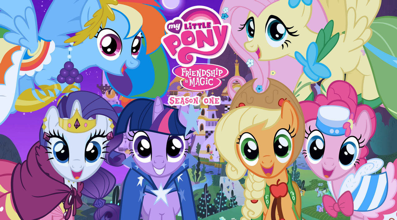 Bộ phim hoạt hình My little pony: Friendship is magic thích hợp để bé học tiếng Anh. (Ảnh: Internet)