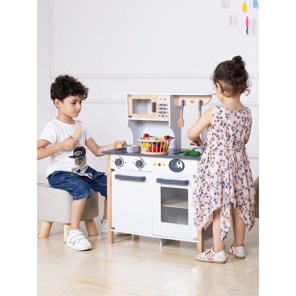 Bộ đồ chơi phòng bếp bằng gỗ cho trẻ. (Ảnh: Sưu tầm internet)