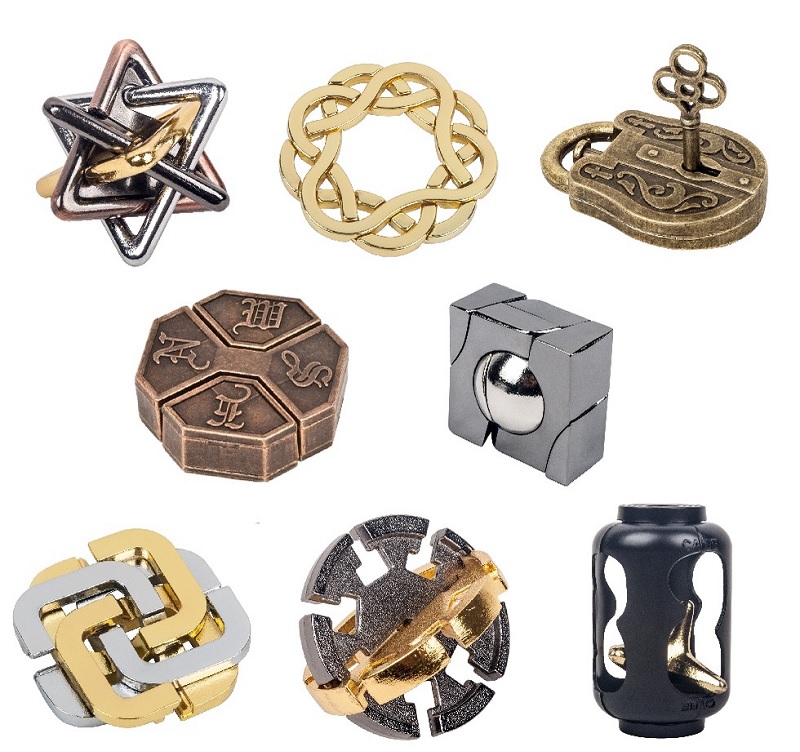 Bộ đồ chơi trí tuệ Nhật Bản cho bé Cast Puzzle cao cấp. (Ảnh: Sưu tầm internet)