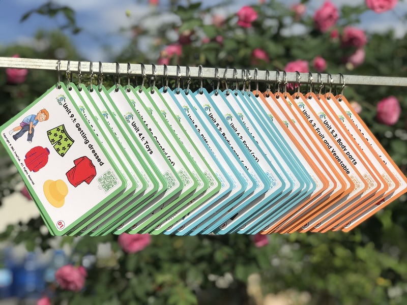 Học tiếng Anh qua Flashcard tuy truyền thống nhưng khá hiệu quả. (Ảnh: sưu tầm internet)