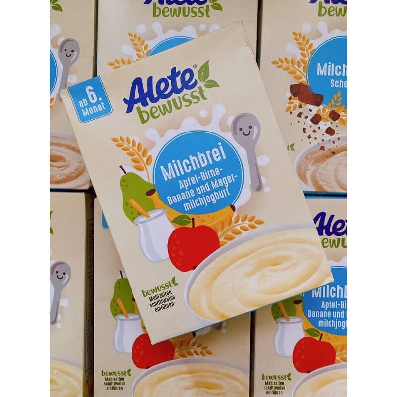 Bột ăn dặm Alete rất giàu dưỡng chất. (Ảnh: Sưu tầm Internet)