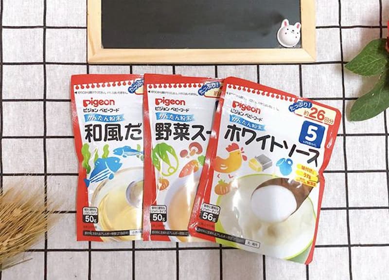 Lưu ý khi cho bé dùng bột ăn dặm Pigeon. (Ảnh: sưu tầm internet)