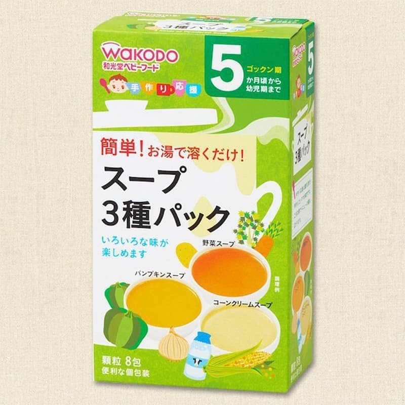 Thành phần dinh dưỡng trong bột ăn dặm Wakodo. (Ảnh: sưu tầm internet)