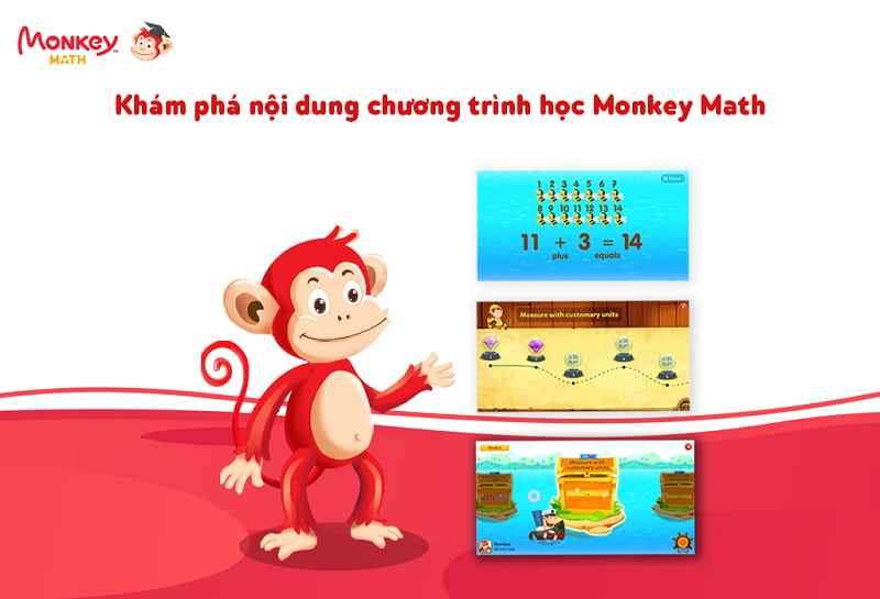 Monkey Math - Ứng dụng học tập toán vì như thế giờ Anh số 1 mang lại trẻ con mần nin thiếu nhi & tè học tập. (Ảnh: Monkey)