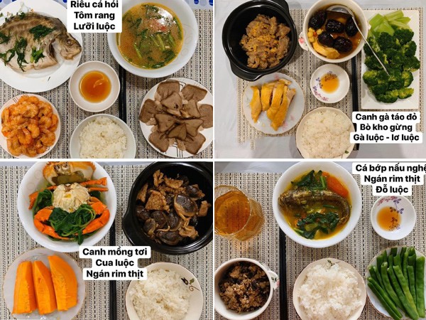 Mẹ bỉm nên đa dạng thực đơn ăn uống hàng ngày sau sinh. (Ảnh: Sưu tầm internet)