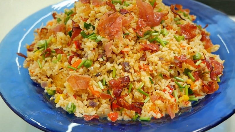 Bữa sáng với cơm chiên. (Ảnh: Sưu tầm Internet)