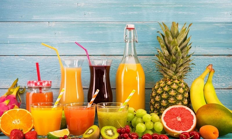 Các loại nước ép giúp giải khát và hỗ trợ giảm cân. (Nguồn: Internet)