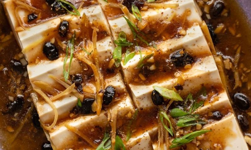 Đậu phụ sốt đậu đen lạ miệng. (Ảnh: Nguồn Internet)