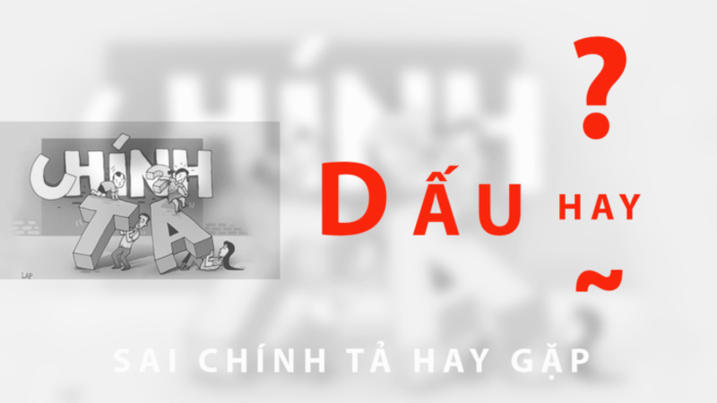 Việc sử dụng dấu sai cũng sẽ dẫn tới việc sai chính tả. (Ảnh: Phân Tích)