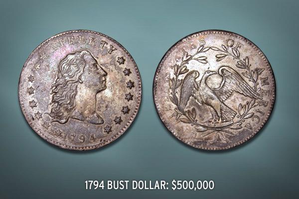 Đồng Bust Dollar. (ảnh: Sưu tầm internet)