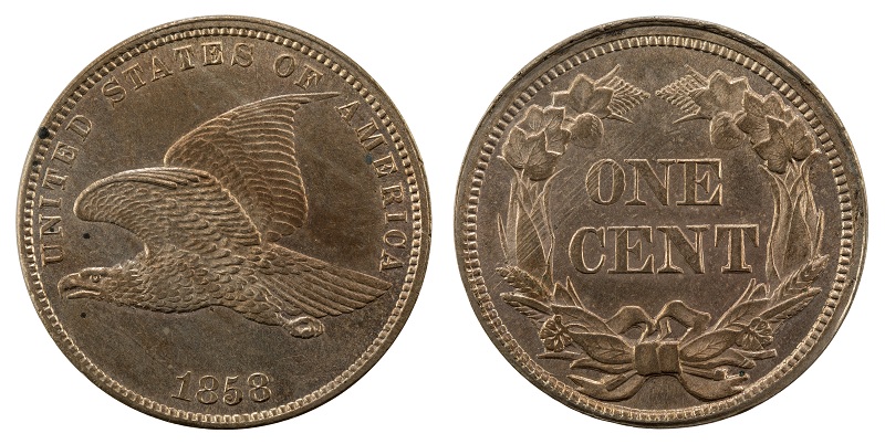Đồng xu Flying Eagle Cent. (Ảnh: Sưu tầm internet)