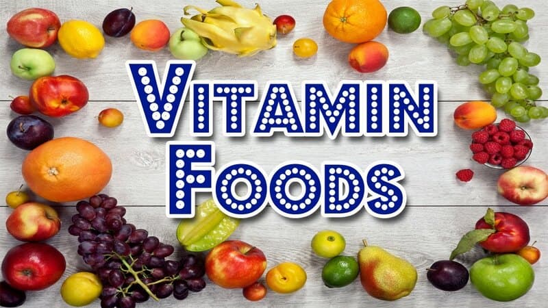 Thực phẩm giàu vitamin. (Ảnh: Sưu tầm Internet)