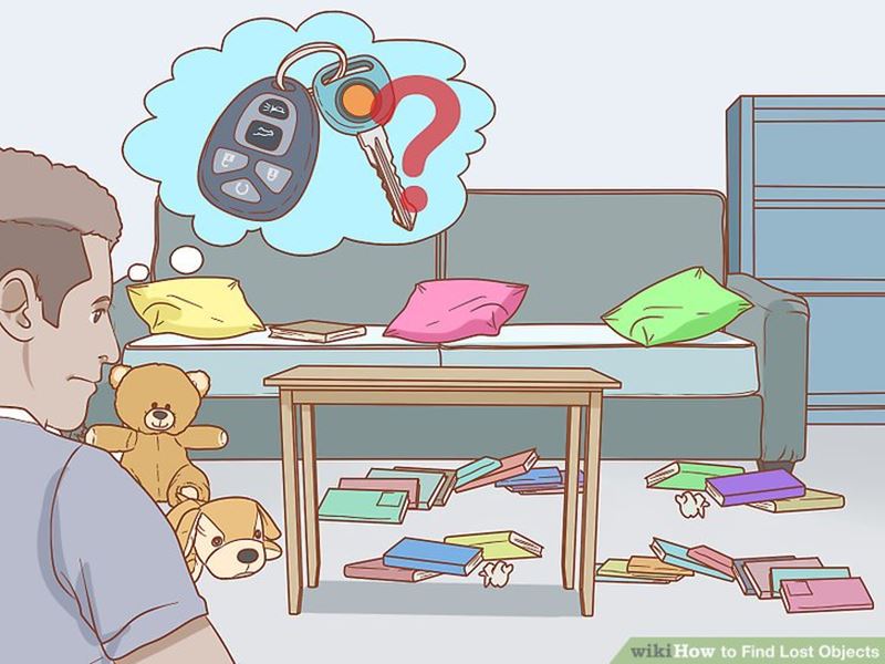 Tìm đồ vật biến mất. (Ảnh: Internet)