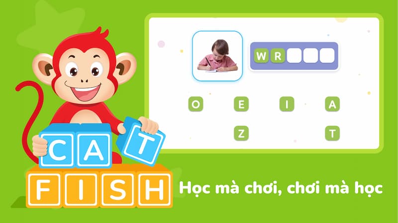 Khám phá 1000+ trò chơi tiếng Anh trên Monkey Junior giúp bé học tốt. (Ảnh: Monkey)