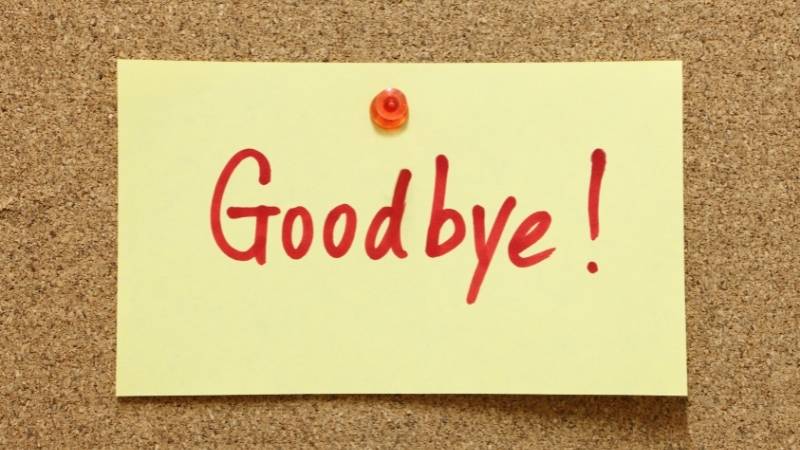 Goodbye - Cách chào tạm biệt bằng tiếng Anh. (Ảnh: Canva)