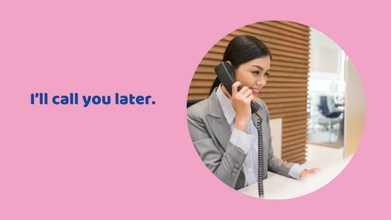 Chào tạm biệt qua điện thoại bằng tiếng Anh. (Ảnh: Sưu tầm Internet)