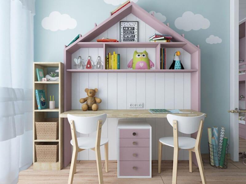 Chuẩn bị dụng cụ và góc học tập yên tĩnh là một cách dạy bé 5 tuổi tập viết giúp bé mau tiến bộ. (Ảnh: Sưu tầm Internet)