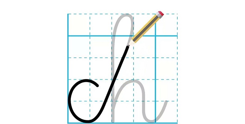 Cách viết chữ ch. (Ảnh: Sưu tầm internet)