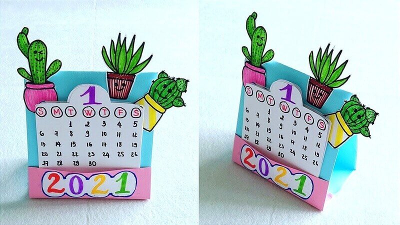 Cùng học toán qua cuốn lịch hiệu quả. (Ảnh: Sưu tầm internet)