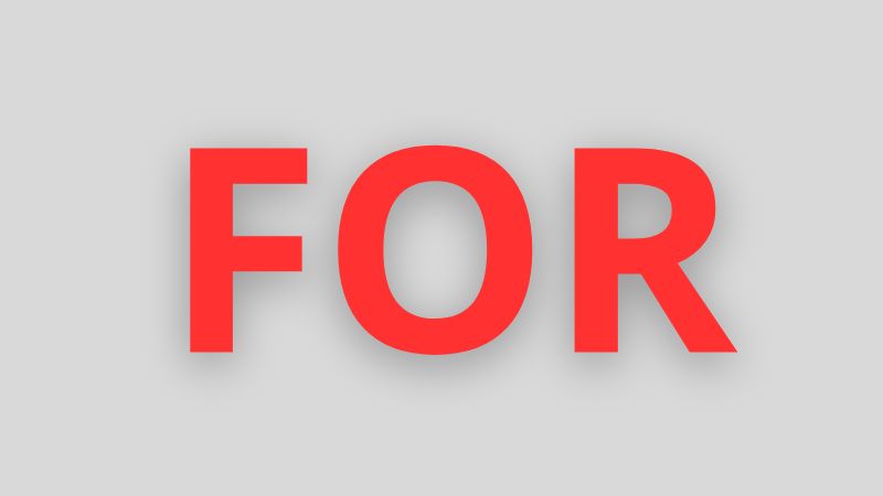 For là một giới từ quen thuộc trong tiếng Anh (Ảnh: Sưu tầm internet)