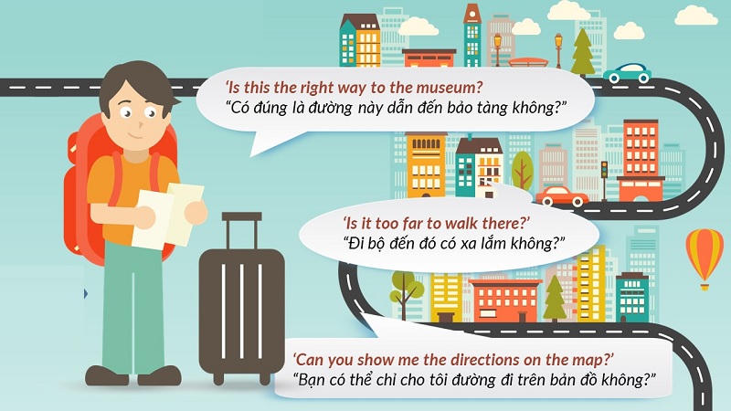 Nắm được các mẫu câu hỏi đường bằng tiếng Anh sẽ giúp mọi người tự tin hơn khi đi du lịch. (ảnh: Sưu tầm internet)