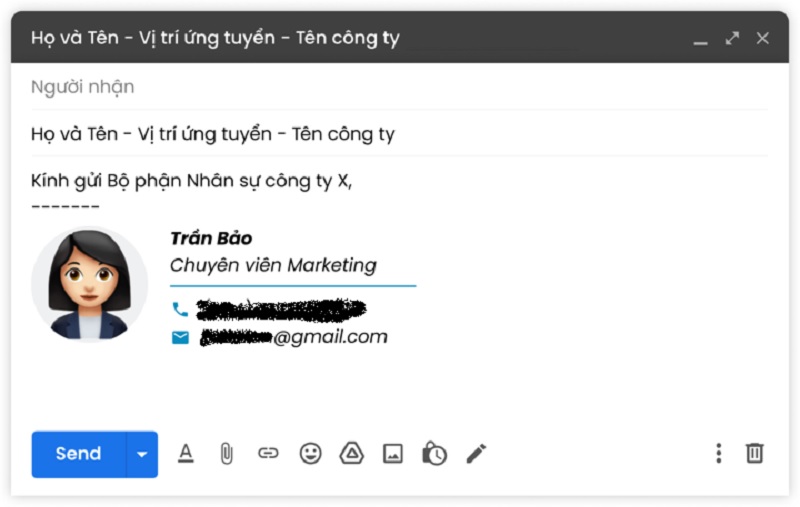 Viết email xin việc cần sử dụng ngôn ngữ lịch sử, chuyên nghiệp, ngắn gọn. (ảnh: Sưu tầm internet)