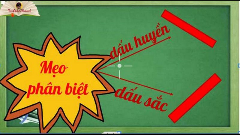 Hướng dẫn con học từng dấu trước để bé dễ phân biệt. (Ảnh; Tuệ Anh Channel)