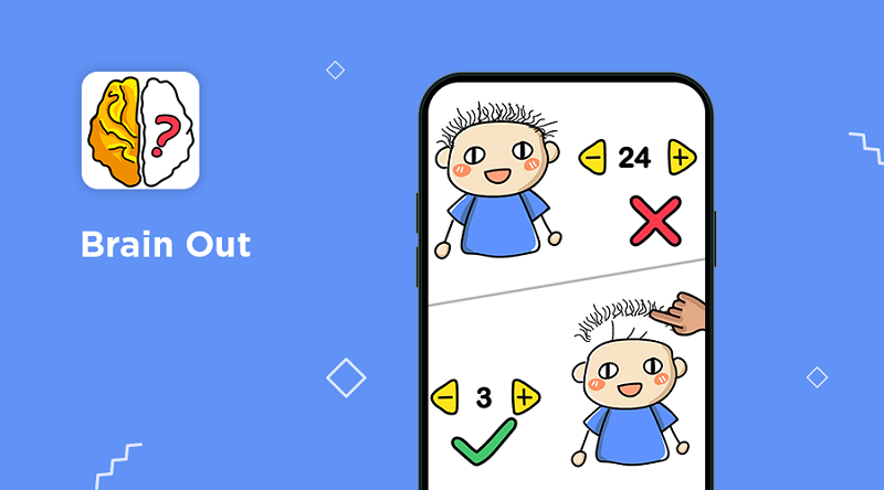 Bộ câu hỏi trong game Brain Out thiên về trí tuệ, tư duy nhiều hơn. (Ảnh: Mintegral)