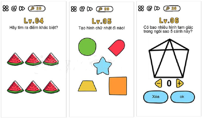 Đối với học sinh cấp 1 chơi game Brain Out sẽ có hơi quá sức. (Ảnh: Sưu tầm internet)