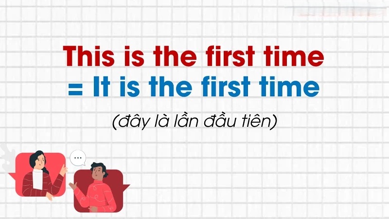 this is the first time cấu tr&uacute;c thường được d&ugrave;ng phổ biến trong văn n&oacute;i, văn viết (Ảnh: Sưu tầm internet)