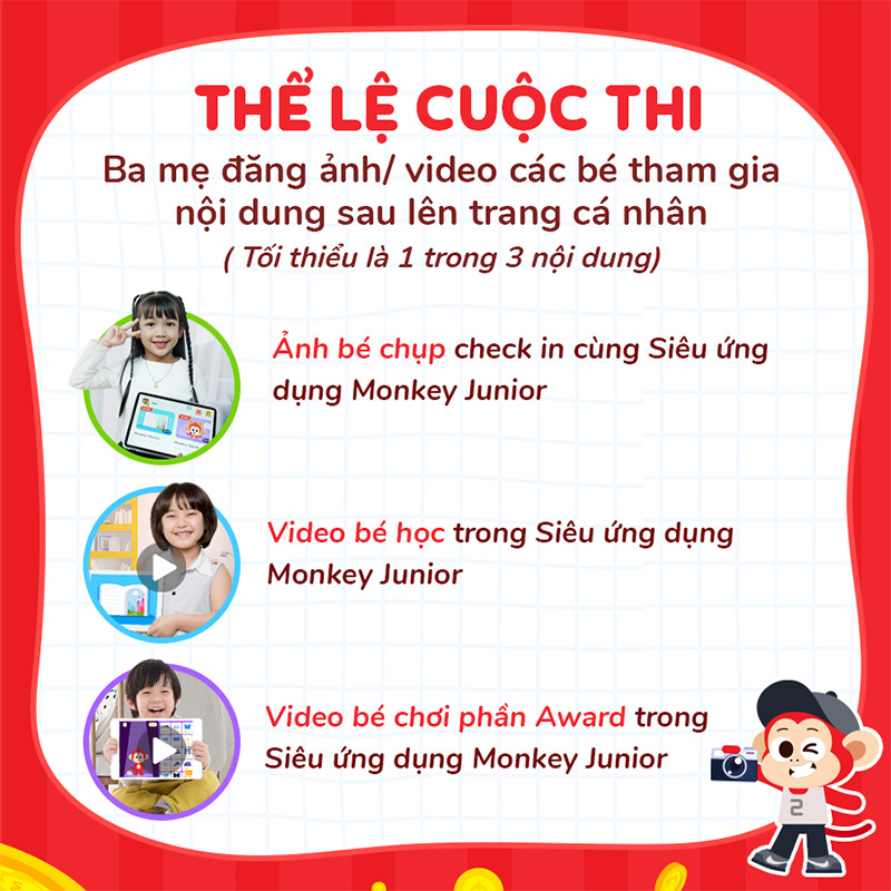 Check in ngay - rinh quà liền tay cùng Monkey nào