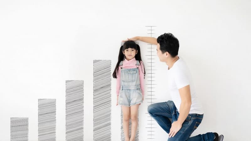 Chiều cao cân nặng bé gái 8 tuổi bao nhiêu là vừa? (Ảnh: Internet)