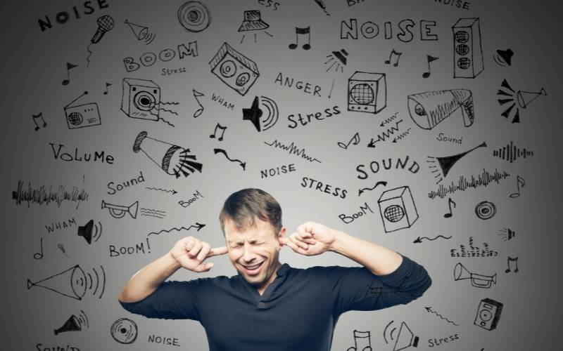 Ô nhiễm tiếng ồn kéo dài ảnh hưởng xấu đến chúng ta. (Ảnh: Canva.com)