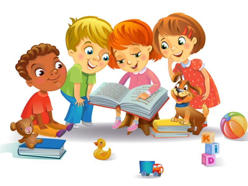 Bé 3 tuổi học tiếng Anh. (Ảnh: Sưu tầm Internet)