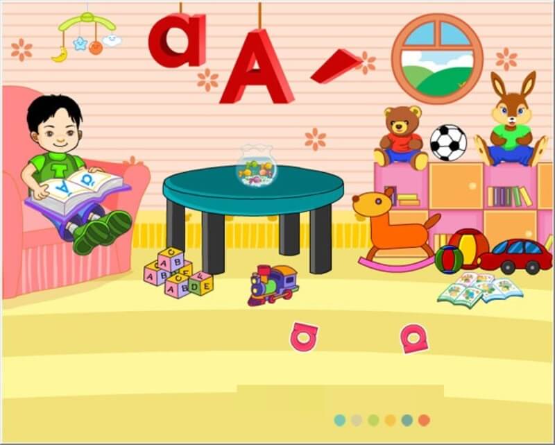 Cho bé tiếp cận với chữ cái ở mọi nơi xung quanh nhà. (Ảnh: Download.com.vn)