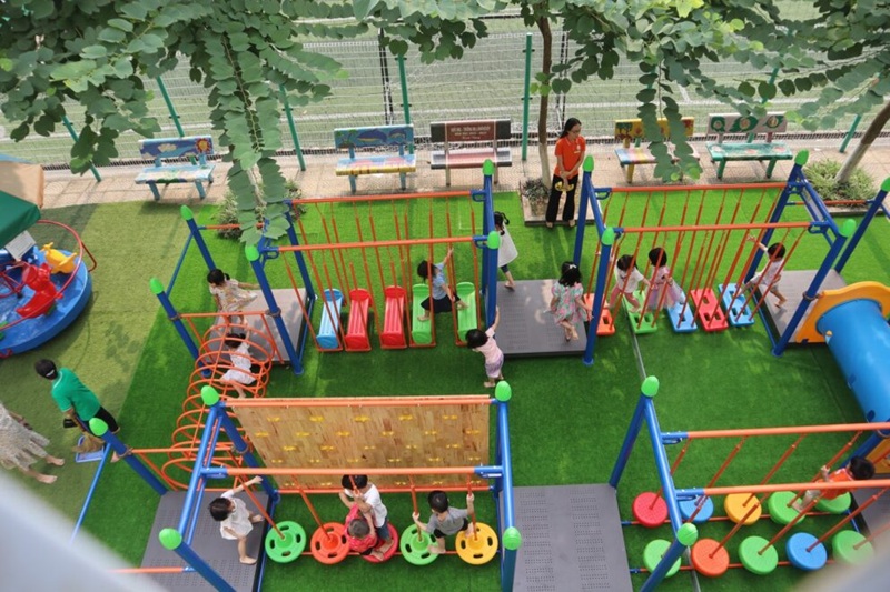 Xây dựng cơ sở vật chất của trường mầm non cần đáp ứng tiêu chuẩn (Ảnh: Sưu tầm internet)