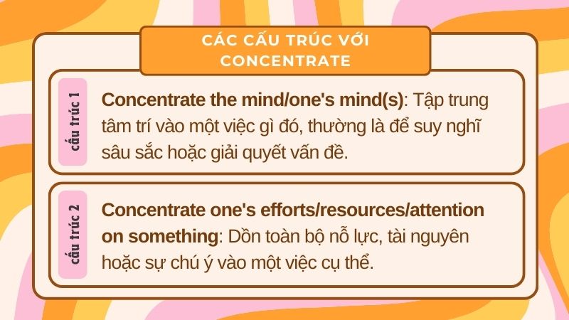 Cần nắm rõ cấu trúc dùng Concentrate với giới từ (Ảnh: Sưu tầm internet)