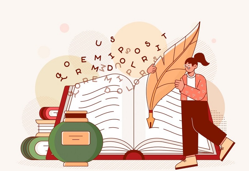 Sử dụng từ vựng qua văn viết và nói. (Ảnh: Sưu tầm internet)