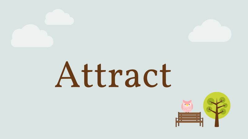 Ý nghĩa của động từ Attract. (Ảnh: Internet)