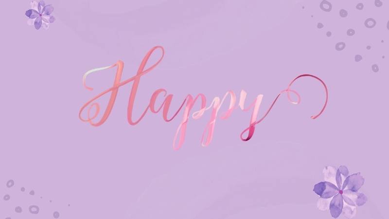 Ý nghĩa và cách dùng của happy. (Ảnh: Canva)