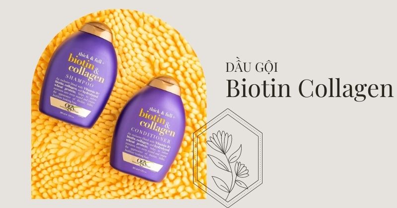 Dầu gội cho mẹ sau sinh OGX Biotin and Collagen (Ảnh: Sưu tầm Internet)