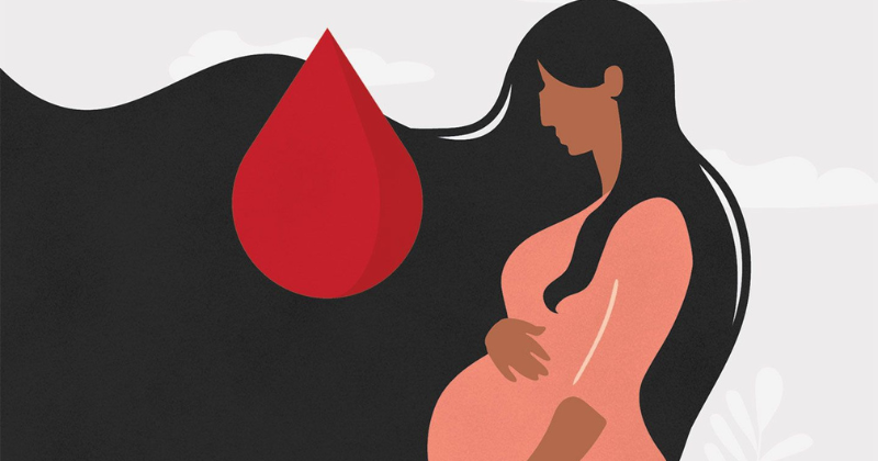 Tụt huyết áp là dấu hiệu thường thấy khi mẹ bị băng huyết hậu sản (Ảnh: Sưu tầm Internet)