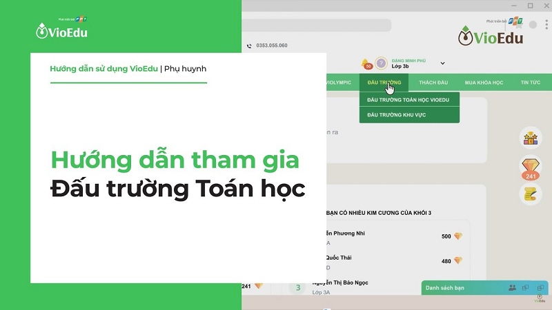 Tham gia đấu trường toán học Vioedu đơn giản. (Ảnh: Sưu tầm internet)
