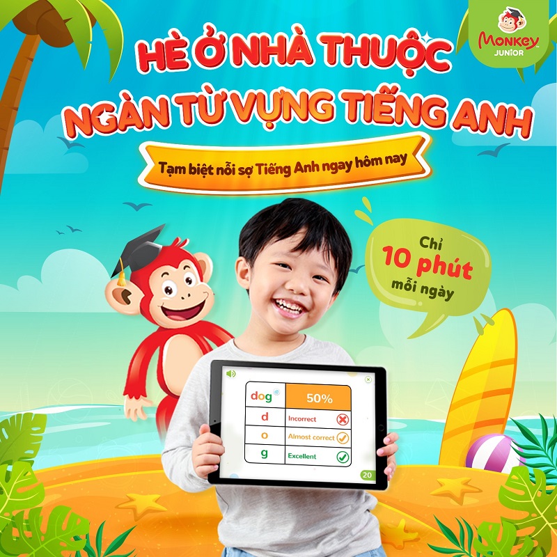 Lựa chọn ứng dụng học phù hợp giúp em tiếp thu tiếng Anh tốt hơn. (Ảnh: Monkey)