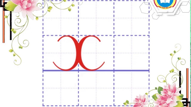 Cùng bé luyện viết các nét móc cong cơ bản của chữ x. (Ảnh: Sưu tầm internet)