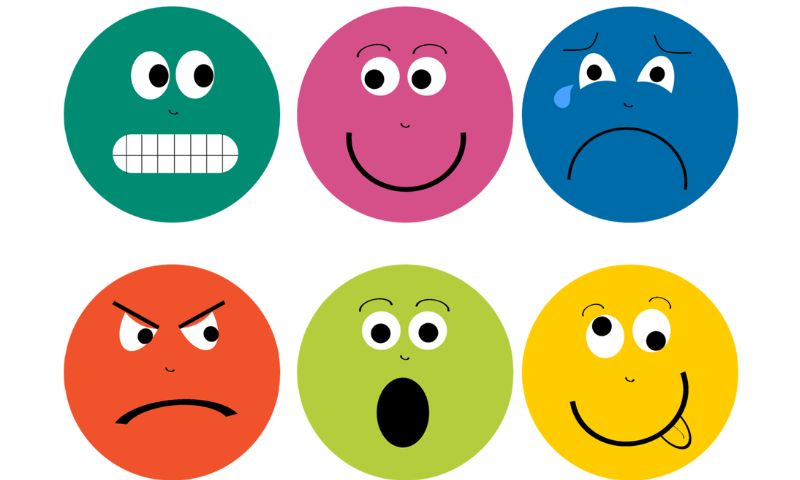 Dạy con phân biệt cảm xúc bằng nhãn dán. (Ảnh: Nguồn Internet)