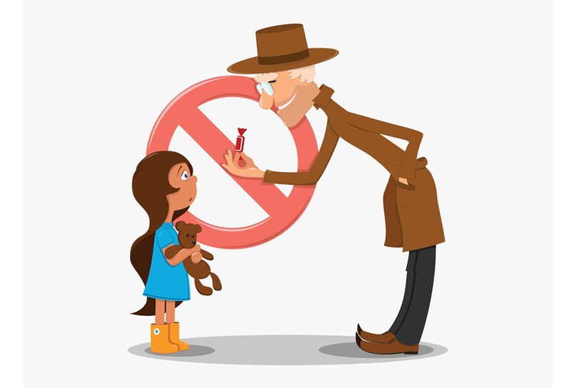 Dạy trẻ 3 tuổi cách tự vệ. (Ảnh: Sưu tầm Internet)