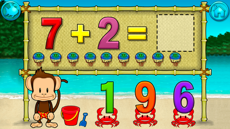 Học toán tiếng Anh chuẩn Mỹ cùng Monkey Math. (Ảnh: Monkey)