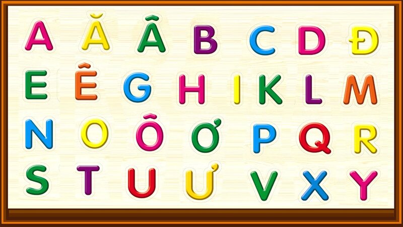 Ba mẹ có thể treo bảng chữ cái gần giường cho trẻ. (Ảnh: Sưu tầm Internet)